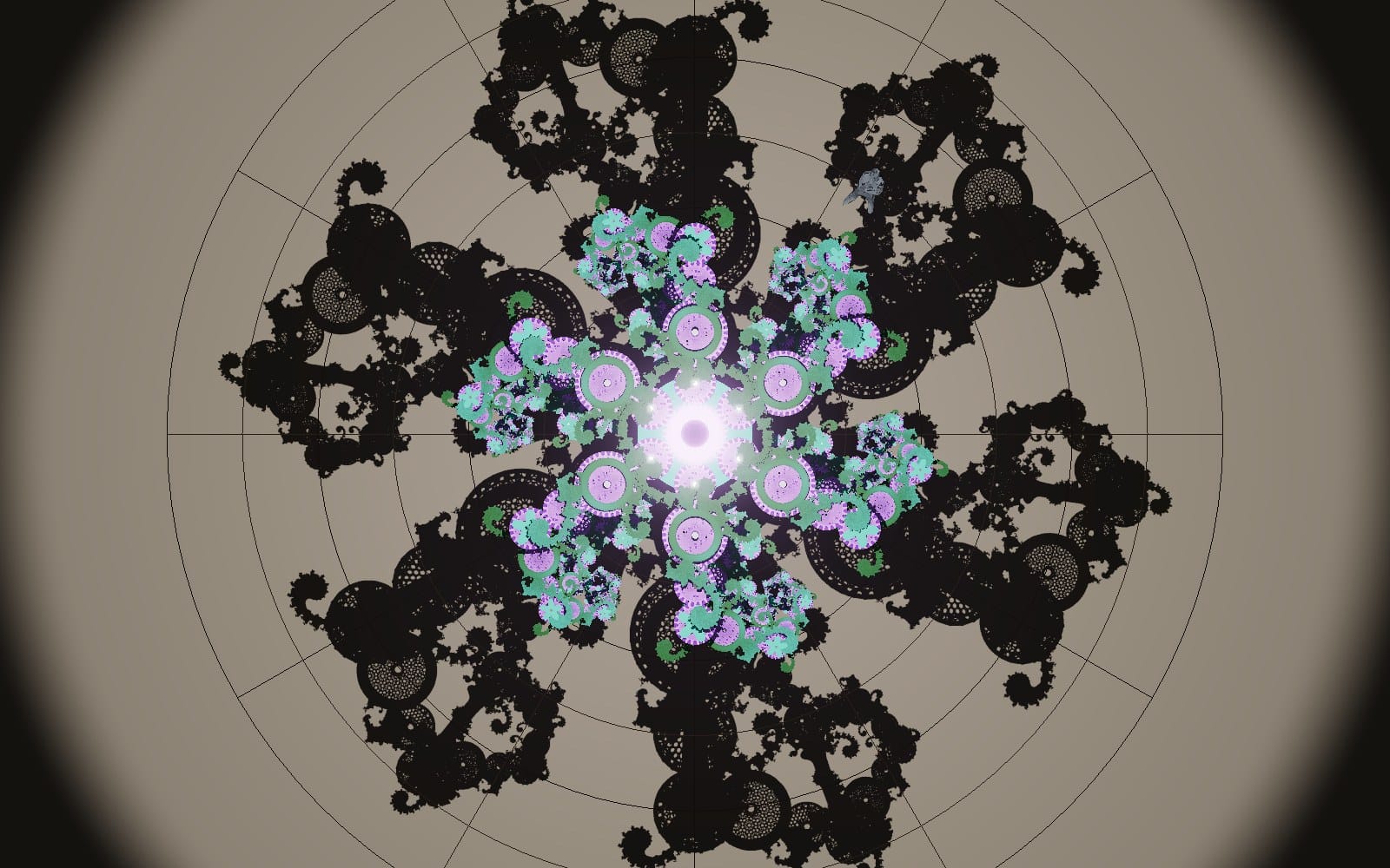 The Fractal Tree from above